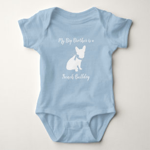 Französischer Bulldog-Babydusche Franziskanerin B Baby Strampler