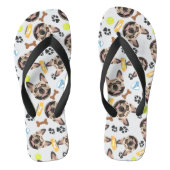 Französischer Bulldog Badesandalen (Fußbett)