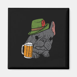 Französischer Bulldog Bavarian Frenchie Dog Magnet