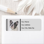 Französischer Bulldog (Brindle Pied) Malerei - Hun (Insitu)