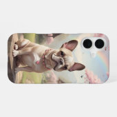 Französischer Bulldog Cheroms Rainbow Cotattcore iPhone 16 Hülle (Rückseite (Horizontal))