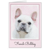 Französischer Bulldog (Cream/White) Malerei - Hund (Vorne)