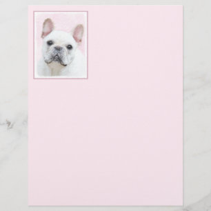 Französischer Bulldog (Cream/White) Malerei - Hund