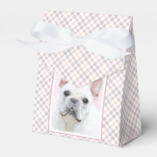 Französischer Bulldog (Cream/White) Malerei - Hund Geschenkschachtel