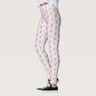 Französischer Bulldog (Cream/White) Malerei - Hund Leggings