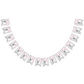 Französischer Bulldog (Cream/White) Malerei - Hund Wimpelkette (Alle)