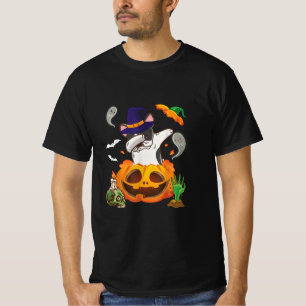 Französischer Bulldog Dabbing zu Open Pumpkin Hall T-Shirt