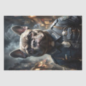 Französischer Bulldog - Decoupage - Seidenpapier (Vorderseite)