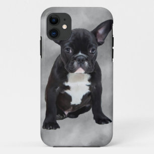 Französischer Bulldog, der Aquarellfarben-Ölgemäld iPhone 11 Hülle