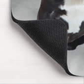 Französischer Bulldog, der Aquarellfarben-Ölgemäld Mousepad (Ecke)