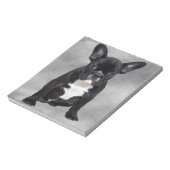 Französischer Bulldog, der Aquarellfarben-Ölgemäld Notizblock (Rotiert)