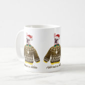 Französischer Bulldog, der hässlich Sweater Xmas H Kaffeetasse (Vorderseite Links)