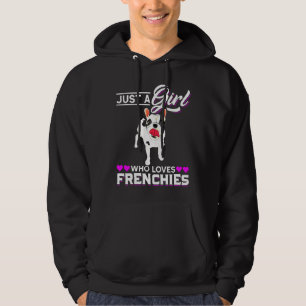 Französischer Bulldog Dog Girls Hoodie