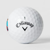 Französischer Bulldog Dog Golfball (Logo)