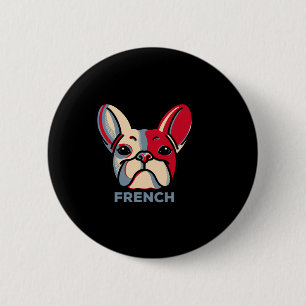 Französischer Bulldog-Dog-Spaß 1 Button