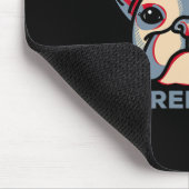 Französischer Bulldog-Dog-Spaß 1 Mousepad (Ecke)