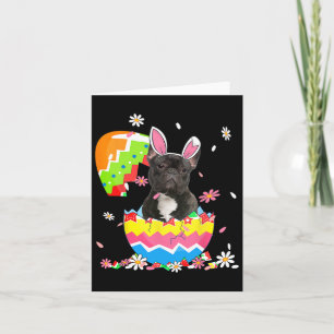 Französischer Bulldog Ei Ostertag Vater Hund Mama  Karte
