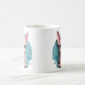 Französischer Bulldog Einhorn Pastel Papier schnei Kaffeetasse (Mittel)