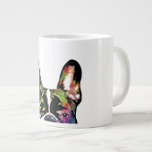 Französischer Bulldog-Flüchtige Blick-A-Boo-Wasser Jumbo-Tasse (Vorderseite Rechts)