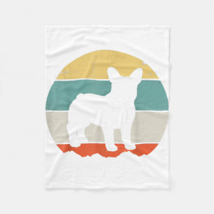 Französischer Bulldog Frenchie Mama Women Dog Love Fleecedecke