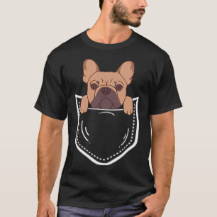 Französischer Bulldog für Hunde Liebhaber Pocket E T-Shirt