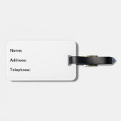 Französischer Bulldog-Gepäck Gepäckanhänger (Rückseite horizontal)