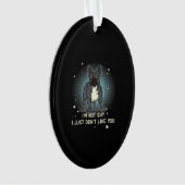 Französischer Bulldog gibt Frauen Männer Kinder Ornament (Vorderseite)