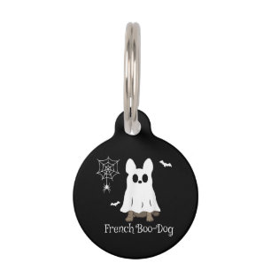 Französischer Bulldog Halloween-Boo-Dog-Geschenk Haustiermarke