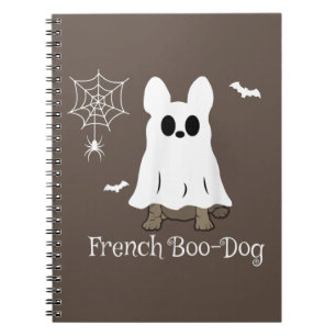 Französischer Bulldog Halloween-Boo-Dog-Geschenk Notizblock