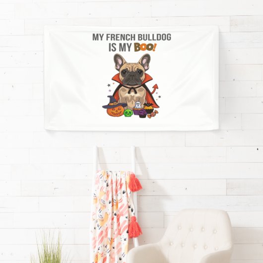 Französischer Bulldog Halloween Kostüm Mein Franzö Banner (Insitu)
