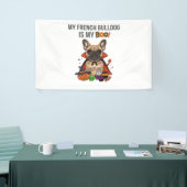 Französischer Bulldog Halloween Kostüm Mein Franzö Banner (Messeveranstaltung)