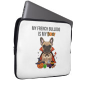 Französischer Bulldog Halloween Kostüm Mein Franzö Laptopschutzhülle (Vorne Rechts)