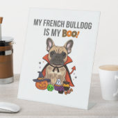 Französischer Bulldog Halloween Kostüm Mein Franzö Sockelschild (In Situ)