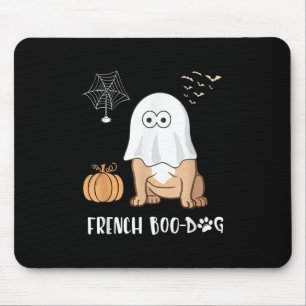 Französischer Bulldog Halloween Niedlich Boo-Dog 2 Mousepad