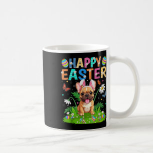 Französischer Bulldog Happy Easter Egg Hunt Bunny Kaffeetasse