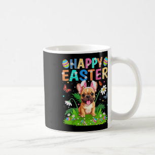 Französischer Bulldog Happy Easter Egg Hunt Bunny Kaffeetasse