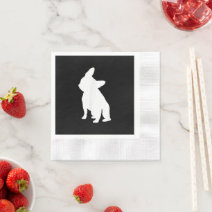 Französischer Bulldog Head Tilt Apparel, französ Serviette