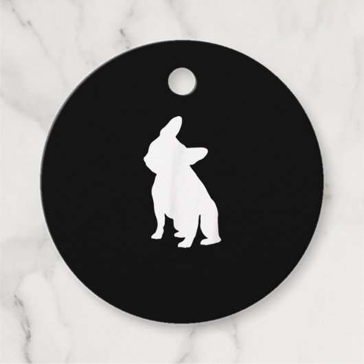 Französischer Bulldog Head Tilt Apparel, französis Geschenkanhänger (Vorderseite)