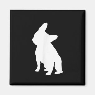 Französischer Bulldog Head Tilt Apparel, französis Magnet