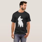 Französischer Bulldog Head Tilt Apparel, französis T-Shirt (Vorne ganz)