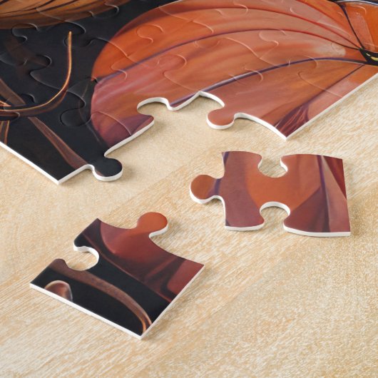 Französischer Bulldog Herbsternte Erntedank Puzzle (Seite)