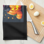 Französischer Bulldog Hexenkürbis Halloween Mens W Geschirrtuch (Viertel Falte)