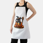 Französischer Bulldog Hexenkürbis Halloween Mens W Schürze (InSitu)