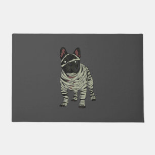 Französischer Bulldog Hund Mummy Halloween Kostüm Fußmatte