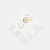 Französischer Bulldog Hund Personalisiert Cheers N Serviette (Ecke)