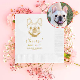 Französischer Bulldog Hund Personalisiert Cheers N Serviette