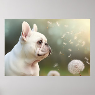 Französischer Bulldog Hund Tiere Ruhe Poster
