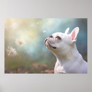 Französischer Bulldog Hund Tiere Ruhe Poster
