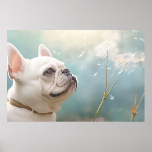 Französischer Bulldog Hund Tiere Ruhe Poster
