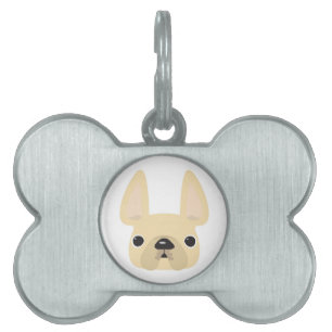 Französischer Bulldog-Hunde-Tags Tiermarke